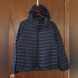 Camel Crown Black Puffer Jacket Sz Large Down